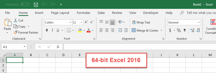 Office Excel 2016